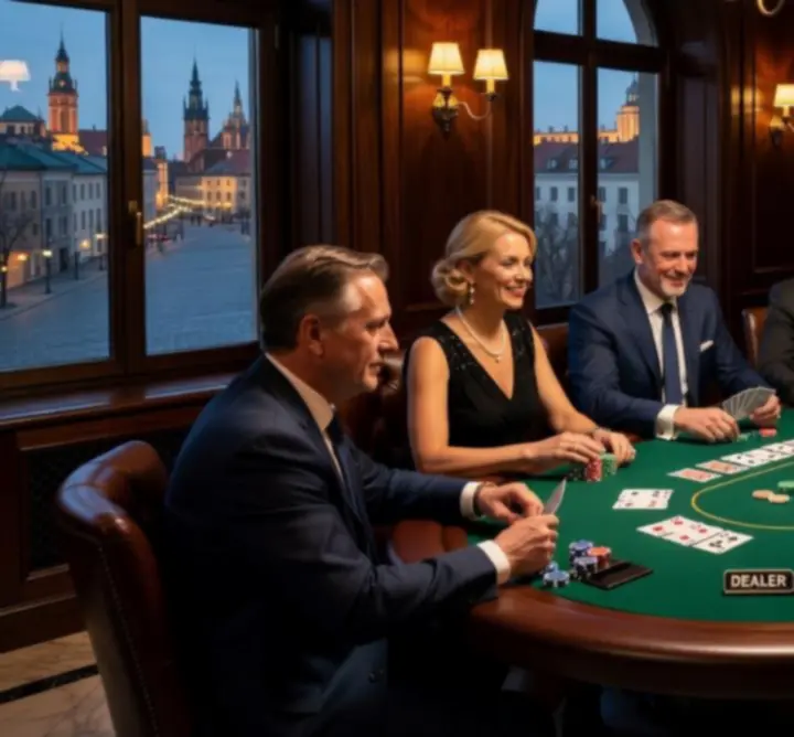Profesjonalnie zorganizowany wieczór pokerowy